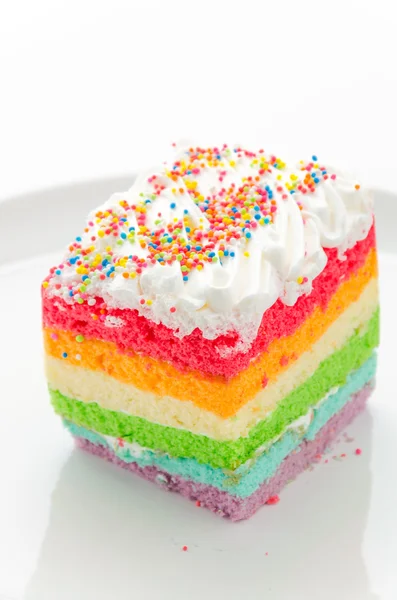 Pastel de arco iris — Foto de Stock