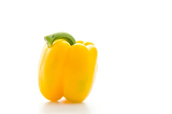 Yellow pepper isolated on white — Stock Photo, Image