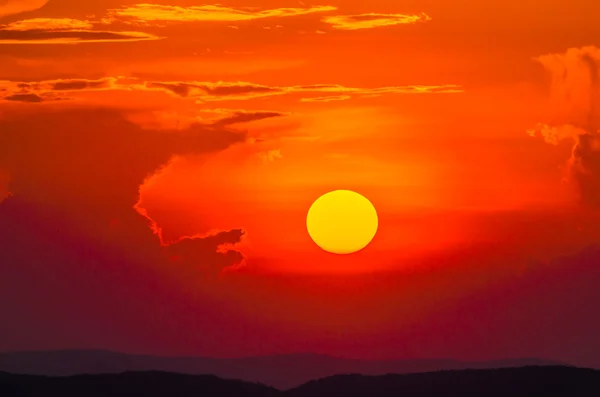 Cielo del atardecer — Foto de Stock