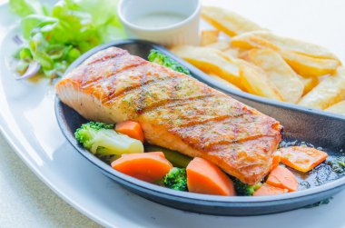 Salmon grilled