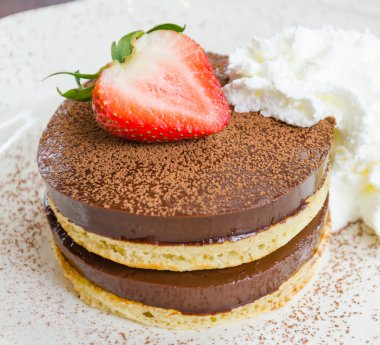 Çikolatalı puding gözleme