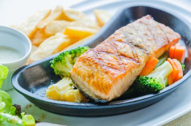 Salmon grilled