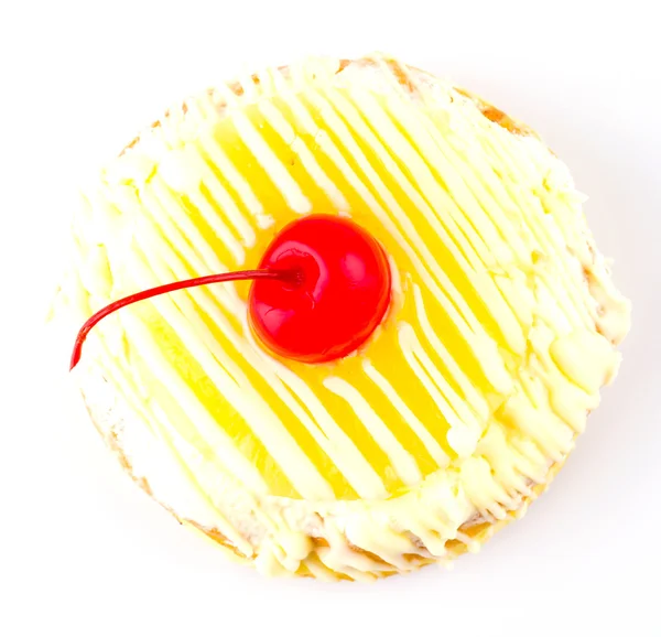 Cherries Donut — Stock Photo, Image