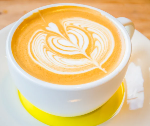 Latte sanat kahve — Stok fotoğraf