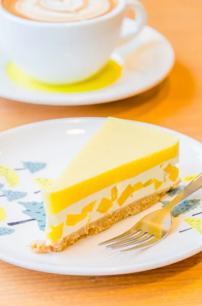 Mango cheesecake — Stockfoto