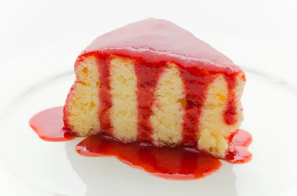 Gâteau au fromage aux fraises — Photo