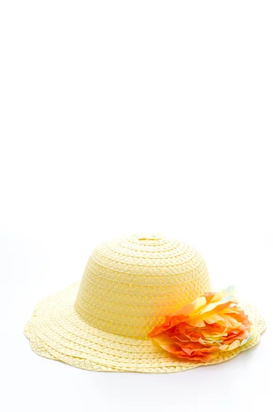 Woman hat isolated on white — Stock Photo, Image