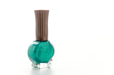 Oje beyaza izole edilmiş.