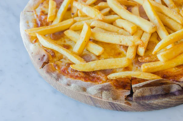 Pizza aux frites — Photo