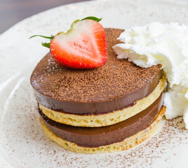 Çikolatalı puding gözleme