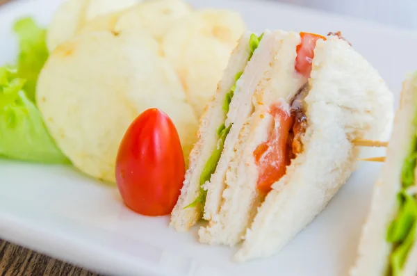 Sándwiches de club — Foto de Stock