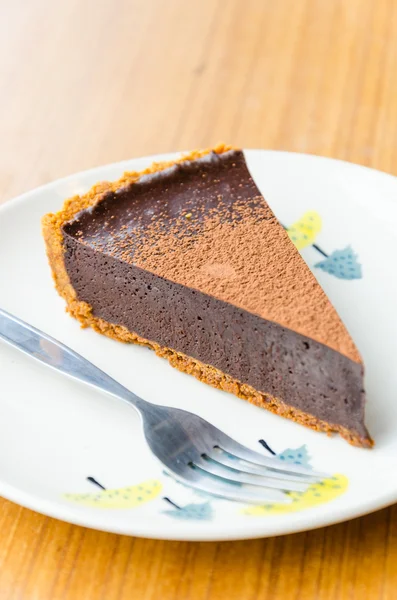 Torta al cioccolato — Foto Stock