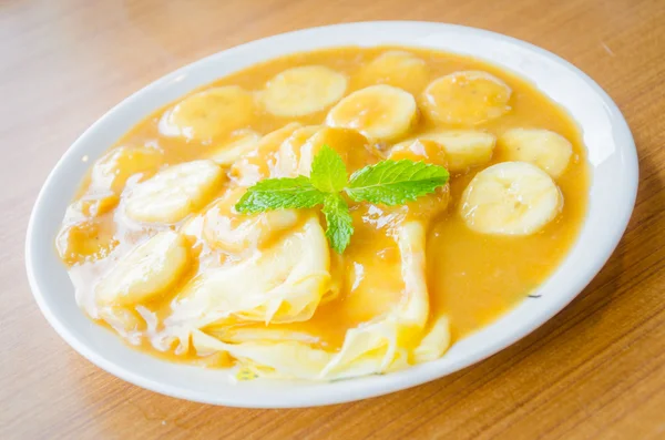 Crepe banana — Stock Photo, Image