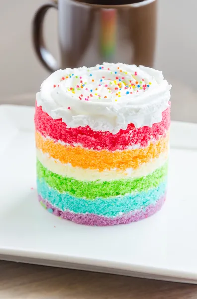 Rainbow cakes — Stock Photo, Image