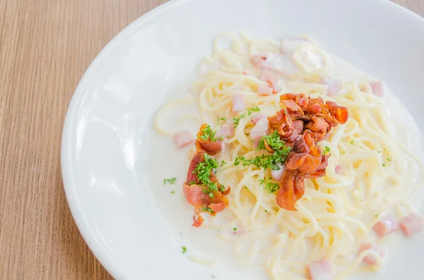 Espaguetis carbonara — Foto de Stock