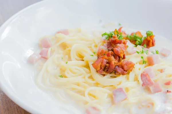 Spagetti carbonara — Zdjęcie stockowe