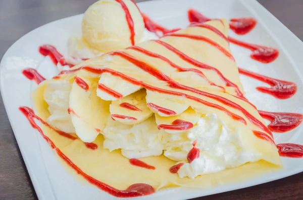 Dessert fraise — Photo