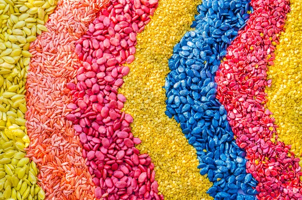 Renkli tohumlar — Stok fotoğraf
