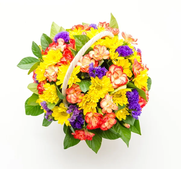 Flowers basket — Stock Photo, Image
