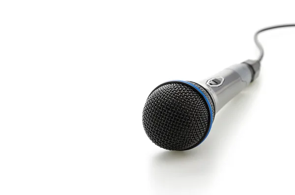 Black Microphone — Stock Photo, Image