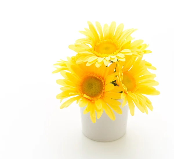 Flores de buquê isoladas em branco — Fotografia de Stock