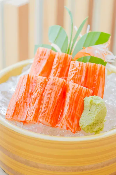 Stick crab sashimi — Stock Photo, Image