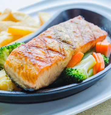 Salmon grilled