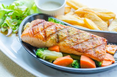Salmon grilled