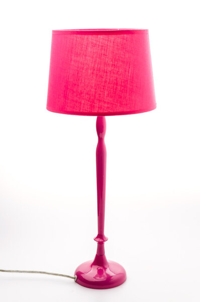 настольная лампа на белом