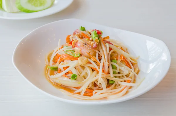 Salada de mamão verde — Fotografia de Stock