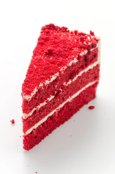 Bolo de veludo vermelho — Fotografia de Stock