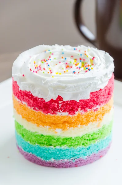 Rainbow cake — Stock Photo, Image