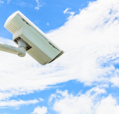 Mavi gökyüzü CCTV