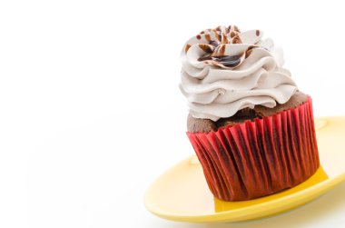 Çörekler beyaz arkaplanda izole edildi