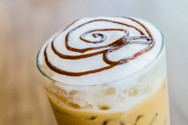 Iced mocha coffee — Stock Photo, Image