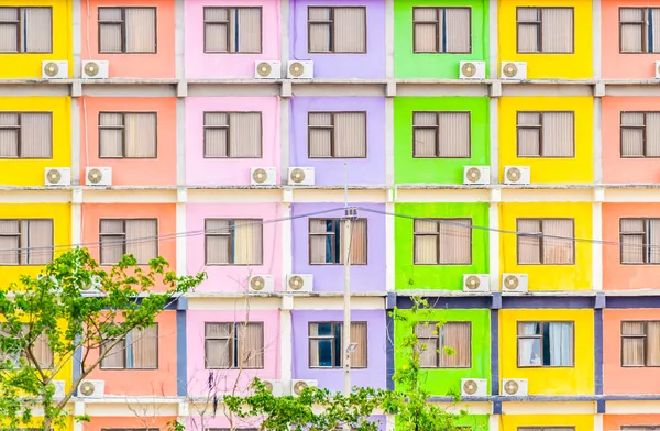 Fondo de ventanas coloridas — Foto de Stock