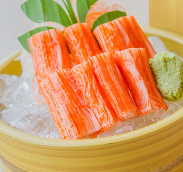 Caranguejo da vara sashimi — Fotografia de Stock