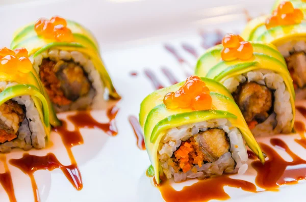 Rolos de sushi — Fotografia de Stock