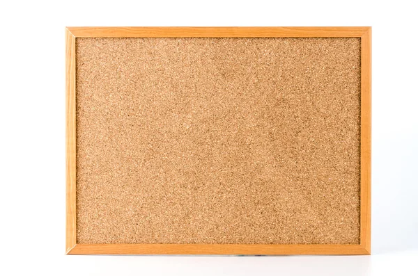 Cork board isolated white background — Stock Photo, Image