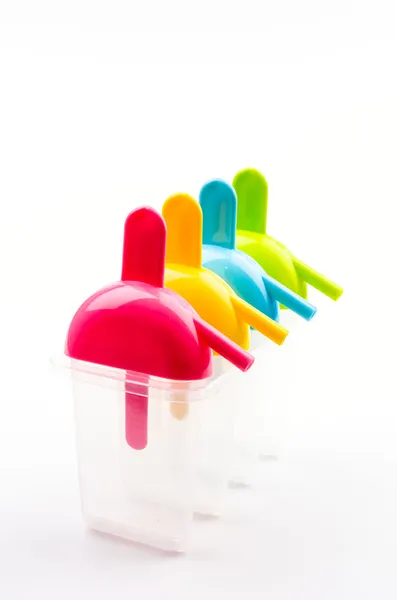 Is popsicle isolerade vit bakgrund — Stockfoto