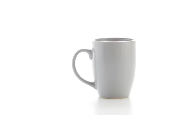 Tazza isolata su bianco — Foto Stock