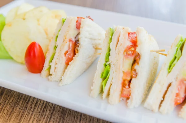 Club sandwiches — Stockfoto