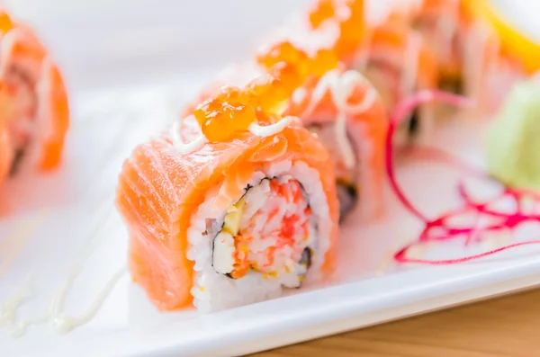 Salmon sushi — Stock Photo, Image