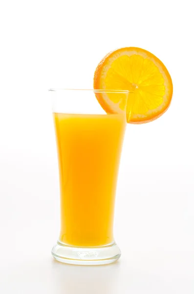 桔子汁玻璃 — 图库照片