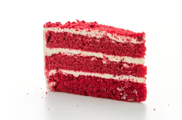 Rood fluwelen taart — Stockfoto