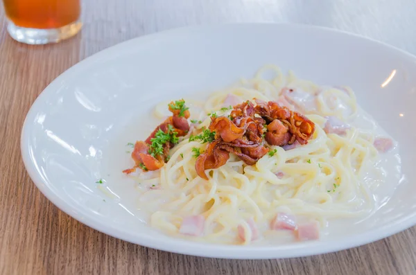 Espaguetis carbonara —  Fotos de Stock