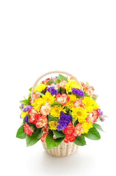 Flowers basket — Stock Photo, Image