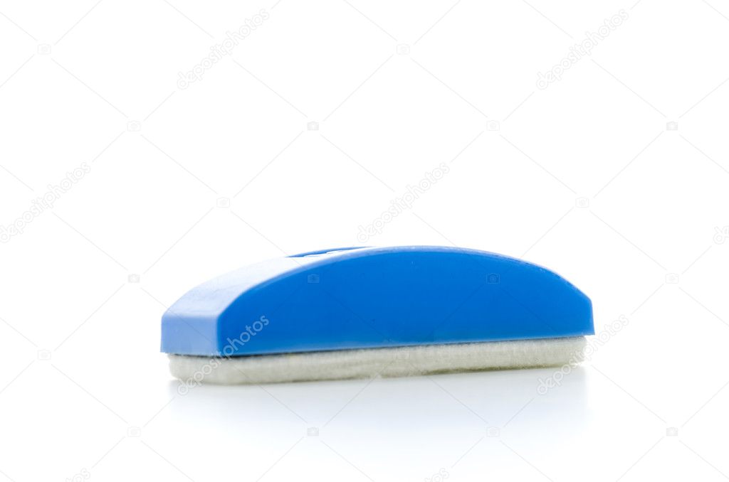 Board eraser isolated on white
