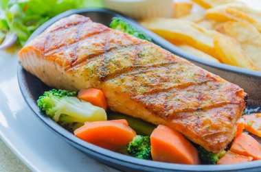 Salmon grilled