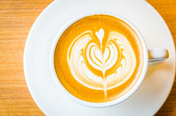 Latte art coffee — Stock Photo, Image